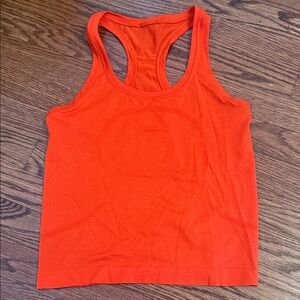 lululemon athletica Vibrant Orange Muscle Tee